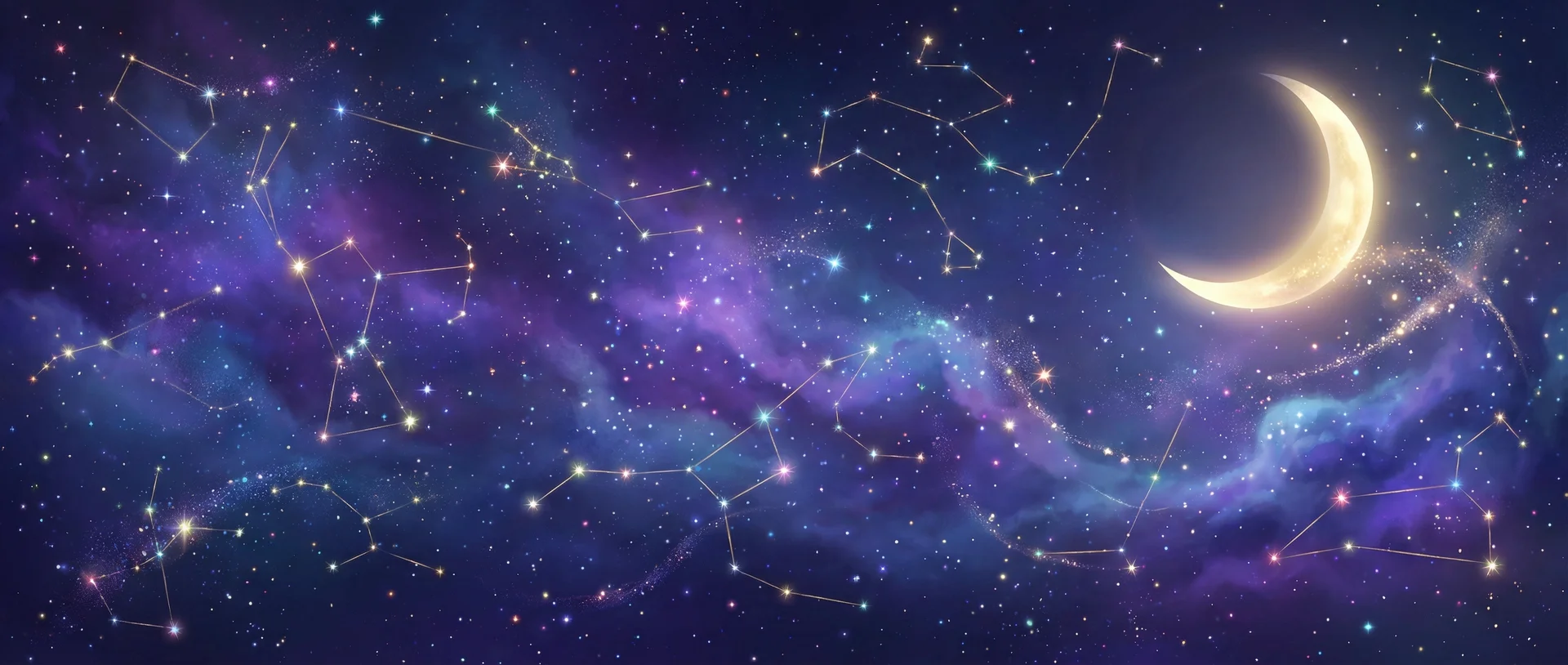 星空背景 - 一起来看流星雨动画版 | 每日星座运势与塔罗占卜